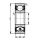 607-2RZ Ložisko kuličkové jednořadé s těsněním na obou stranách,   7x 19x6